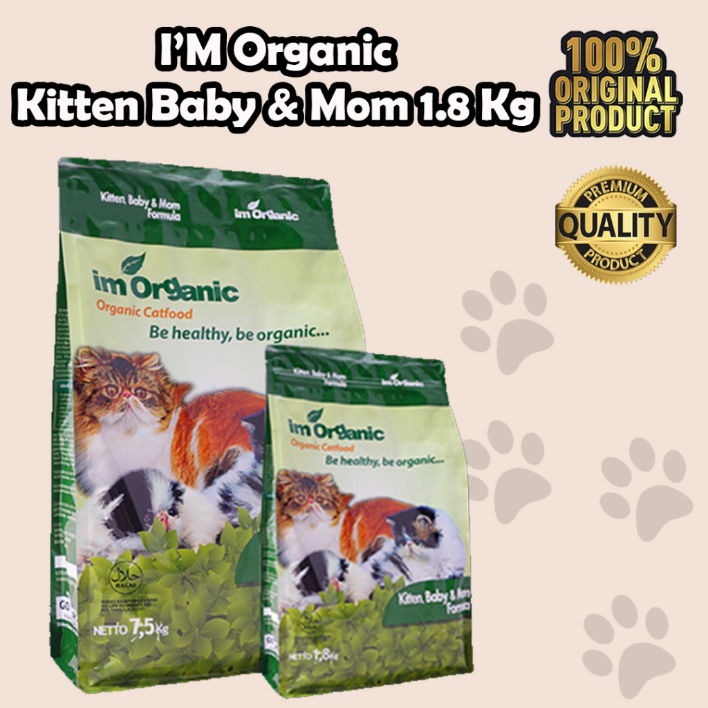 Jual Im Organic Kitten Mother and Baby Makanan Kucing Berkualitas