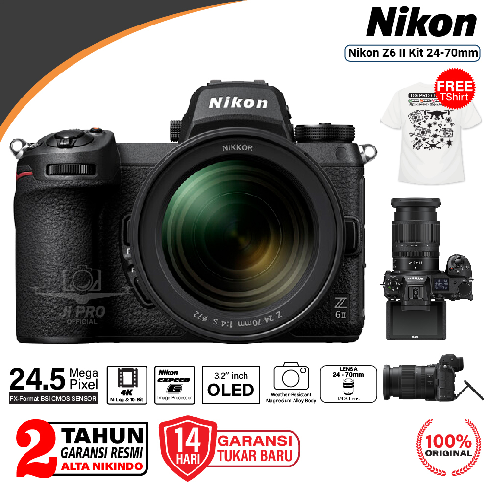 Jual Nikon Z6 II Nikon Z6II Nikon Z6 Mark II Kit 24-70mm f4 Garansi ...