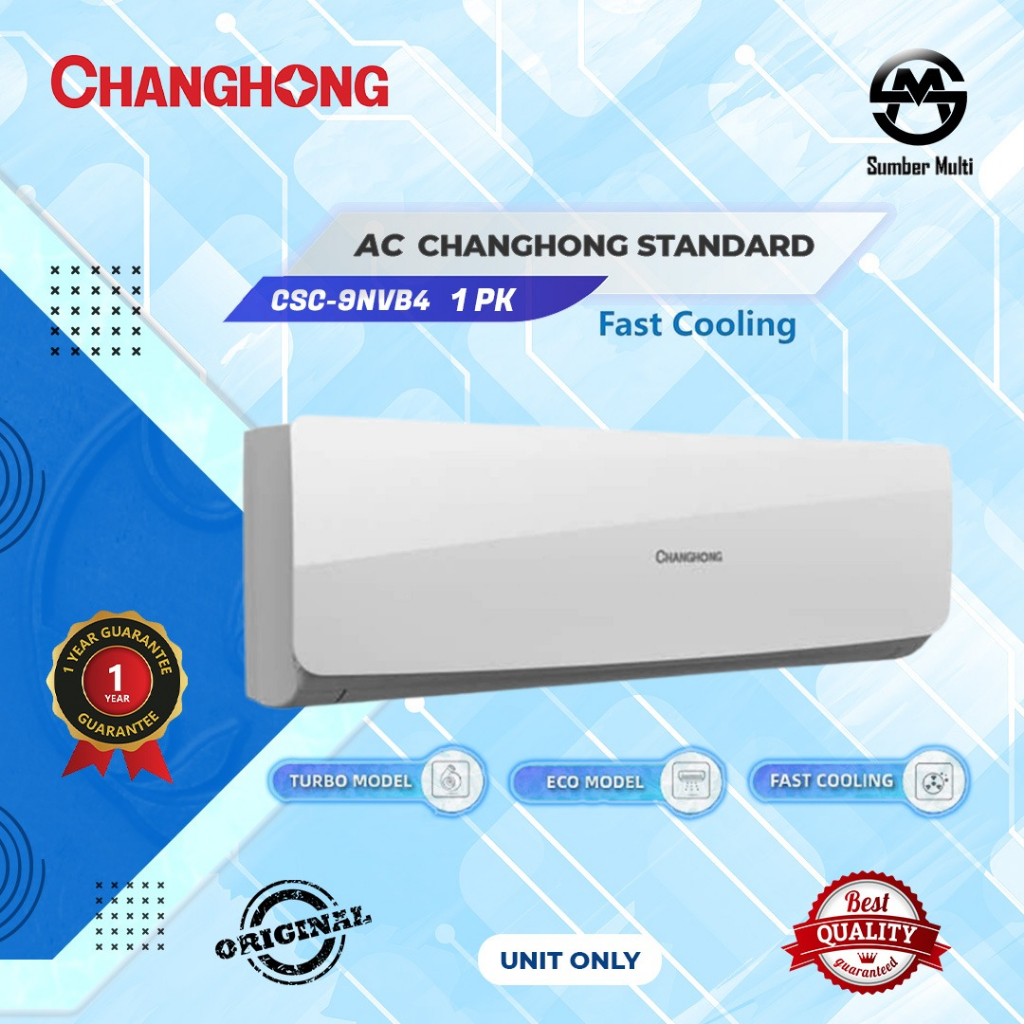 Jual AC CHANGHONG STANDART 1 PK CSC09NVB Shopee Indonesia