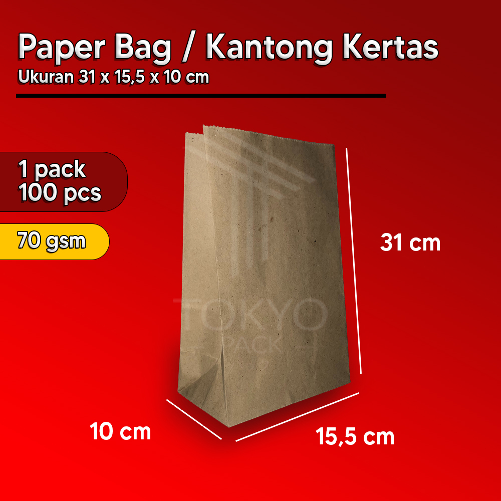 Jual Kantong Kertas Makanan X X Kertas Roti Kertas Kantong