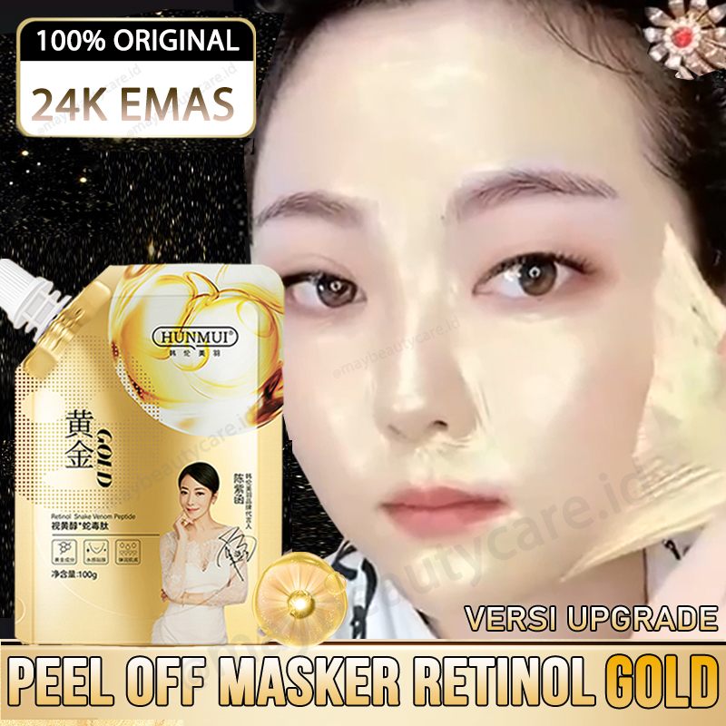 Jual Retinol Masker Gold Peel Off Masker Anti Aging Collagen Dan Flek