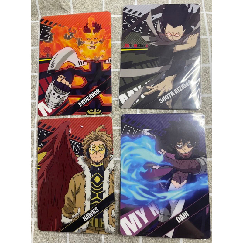 Jual postcard my hero academia endeavor enji todoroki aizawa shouta ...