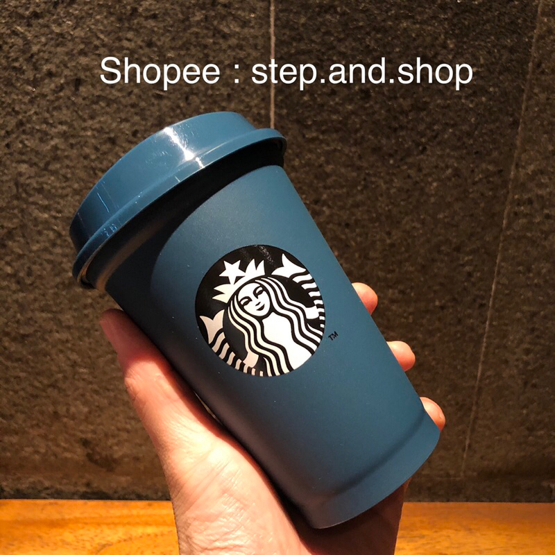 Jual Starbucks Reusable Cup Korea - Medium Blue Colour Limited Edition ...