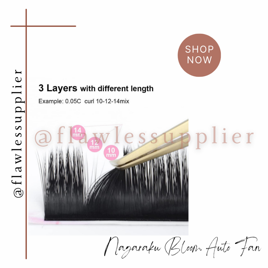 Jual NAGARAKU PANDORA BLOOM Fast Fanning Lashes Auto Fan Eyelash ...