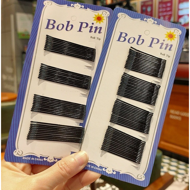 Jual AFM Jepit Rambut Motif Polos warna Hitam Jepit Rambut Aksesoris ...