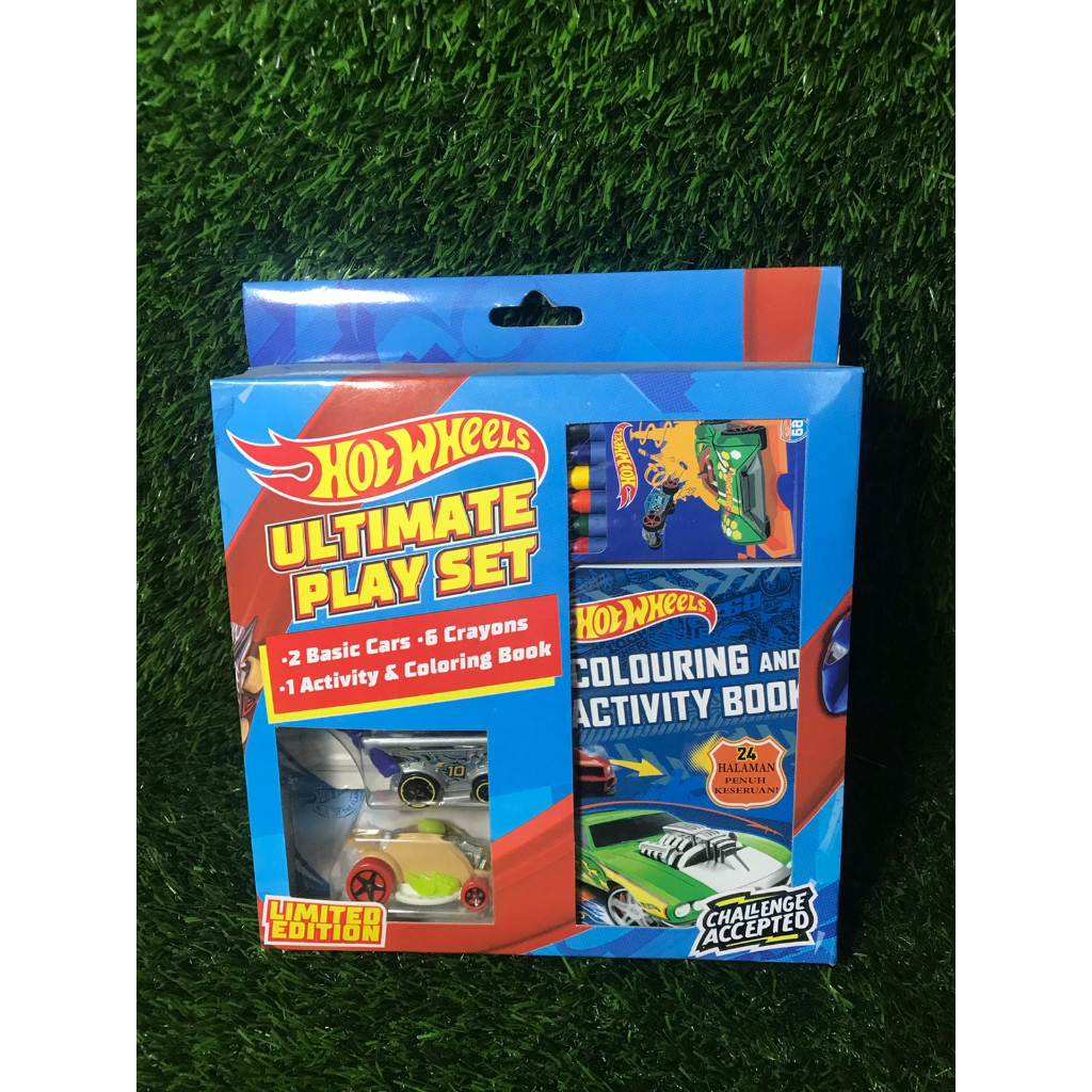 Jual Hotwheels Hot Wheels Ultimate Play Set Murah Crayon Coloring Book