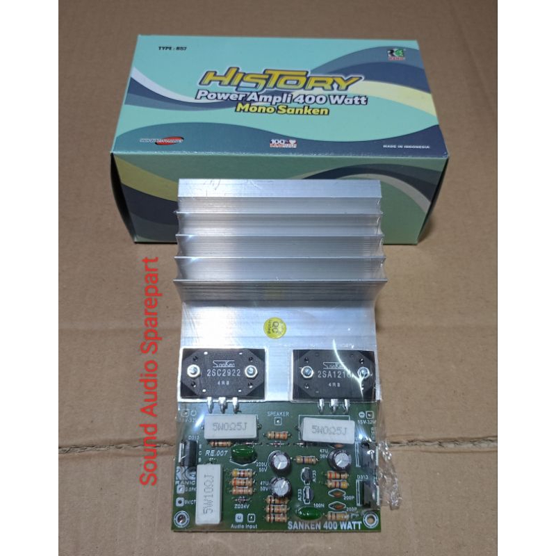 Jual Kit Power Amplifier 400wat Plus Final SANKEN | Shopee Indonesia