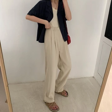 Loose Pants Trousers Jumbo (BIG SIZE) Highwaist Wanita Anti Kusut Celana Kulot Highwaist Wanita