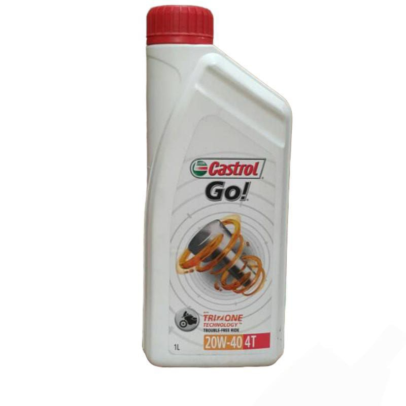 Jual OLI MESIN CASTROL GO 4T 1 LITER UNTUK MOTOR SPORT SAE 20W40 ...