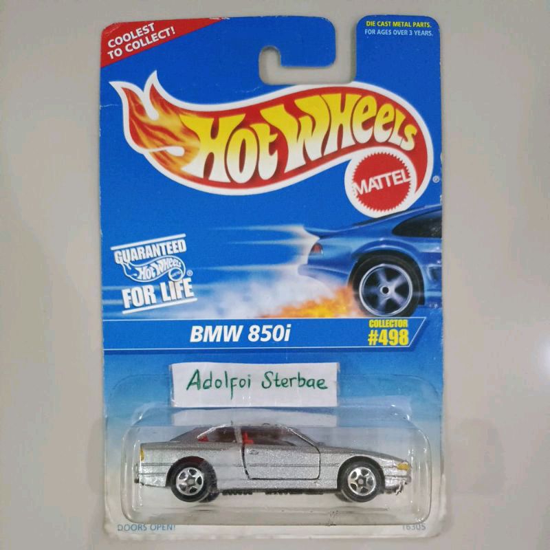 Hot Wheels BMW 850i Blue Collector No. 149 Perfect Birthday Gift