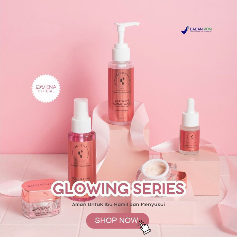 Jual Daviena Skincare Original Paket Glowing Series Shopee Indonesia