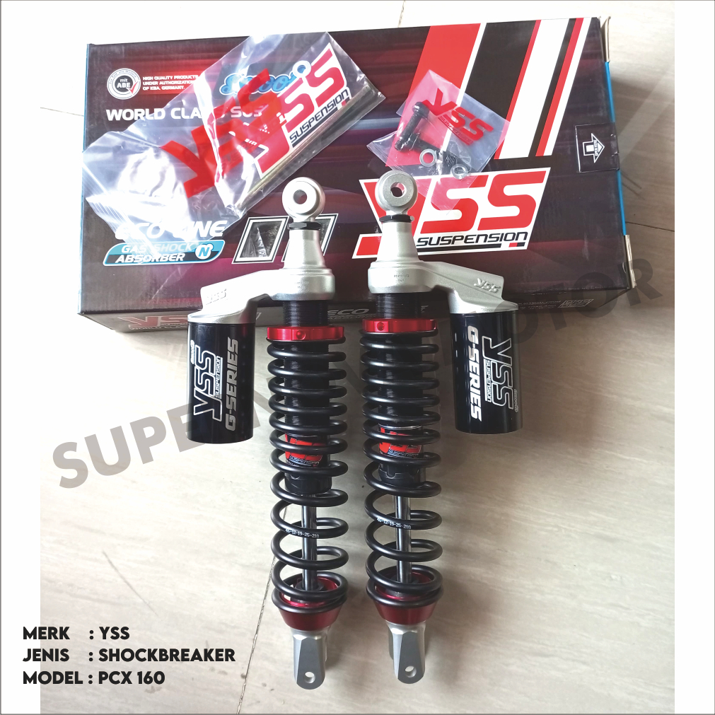 Jual Shock Breaker Set Yss G Plus Eco Line Smooth Gas Shock Absorber Honda Pcx Black