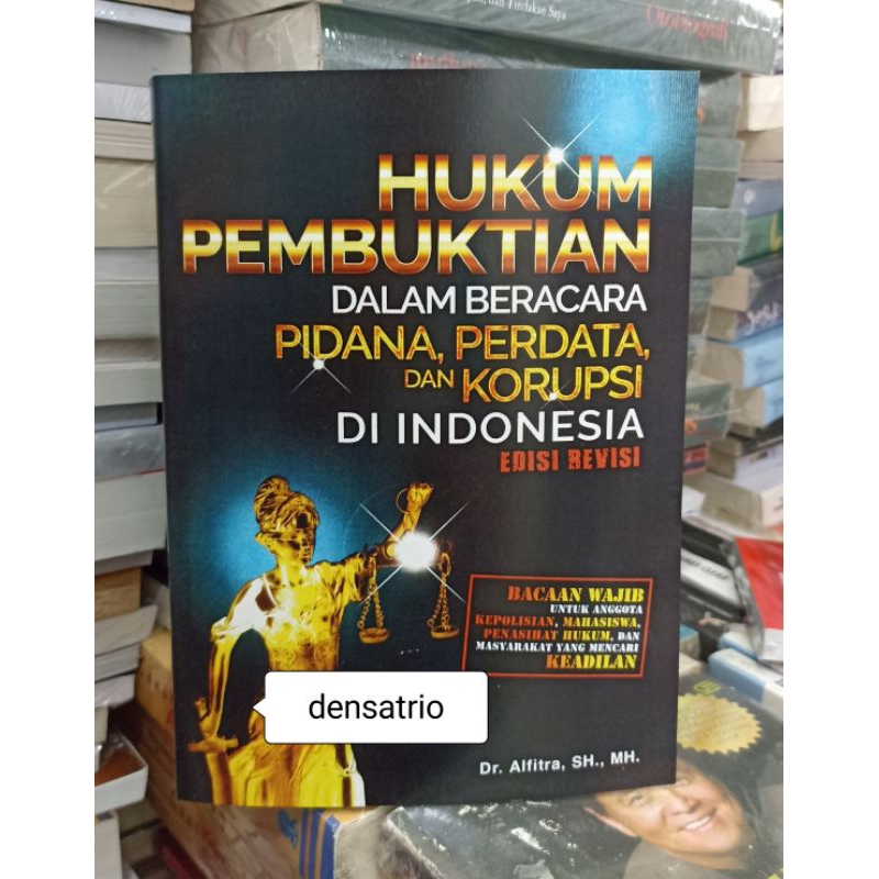 Jual Hukum Pembuktian Dalam Beracara Pidana Perdata Dan Korupsi Di ...