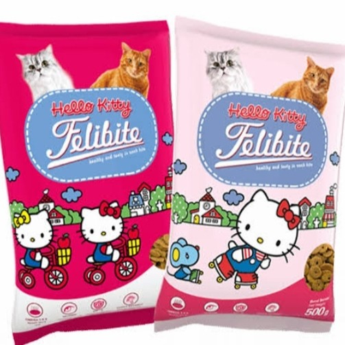 Jual Pakan Makanan Kucing MS FELIBITE 500gr 500 gr ADULT Felibit Donat ...
