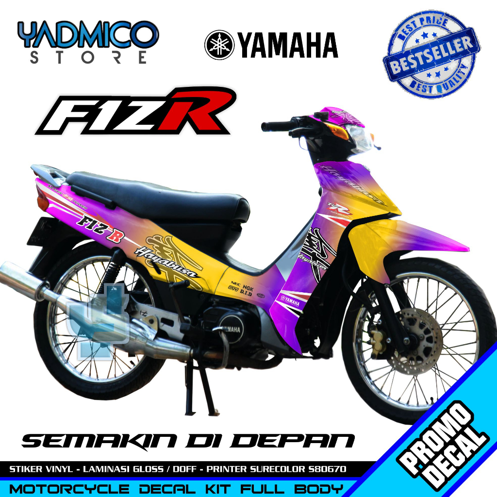 Jual Decal F1Z R Full Body - Stiker Motor FIZ R Full Body - Dekal F1ZR ...