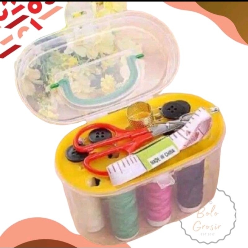 Jual ALAT JAHIT 1 SET /SET KOTAK PERALATAN JAHIT/sewing kit Shopee