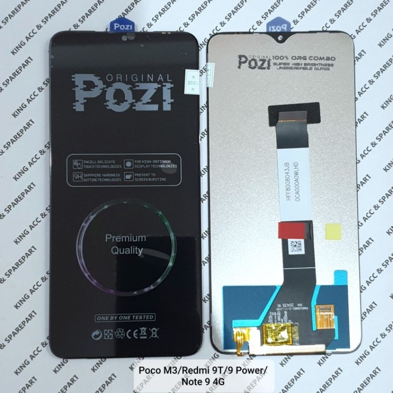 Jual Lcd Touchscreen Xiaomi Poco M3 Redmi 9t 9 Power Note 9 4g Pozi Original Combo Shopee 3724