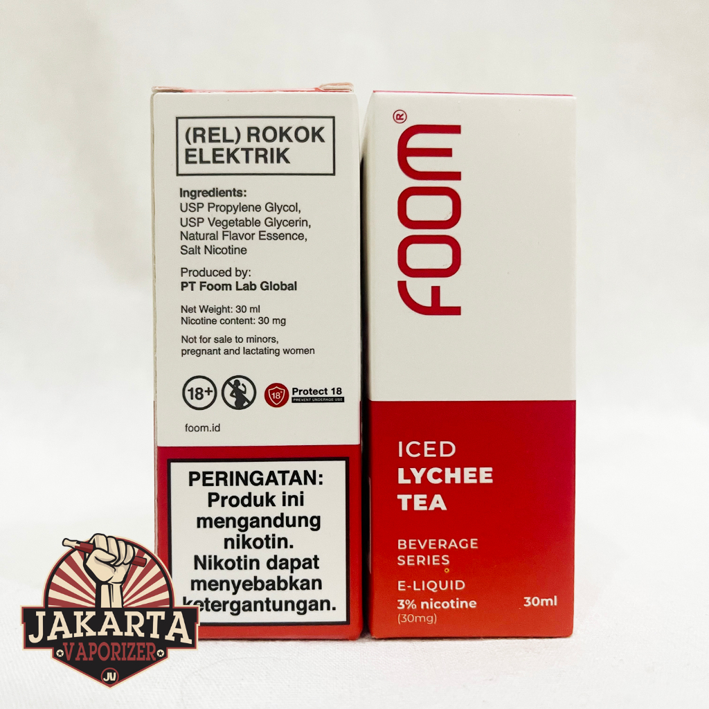 Jual [SALT] FOOM ICED LYCHEE TEA SALTNIC 30ML 30MG BY FOOM | Shopee ...