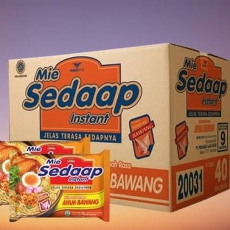 Jual Mie Sedaap Ayam Bawang 1 Dus Isi 40 Pcs Shopee Indonesia