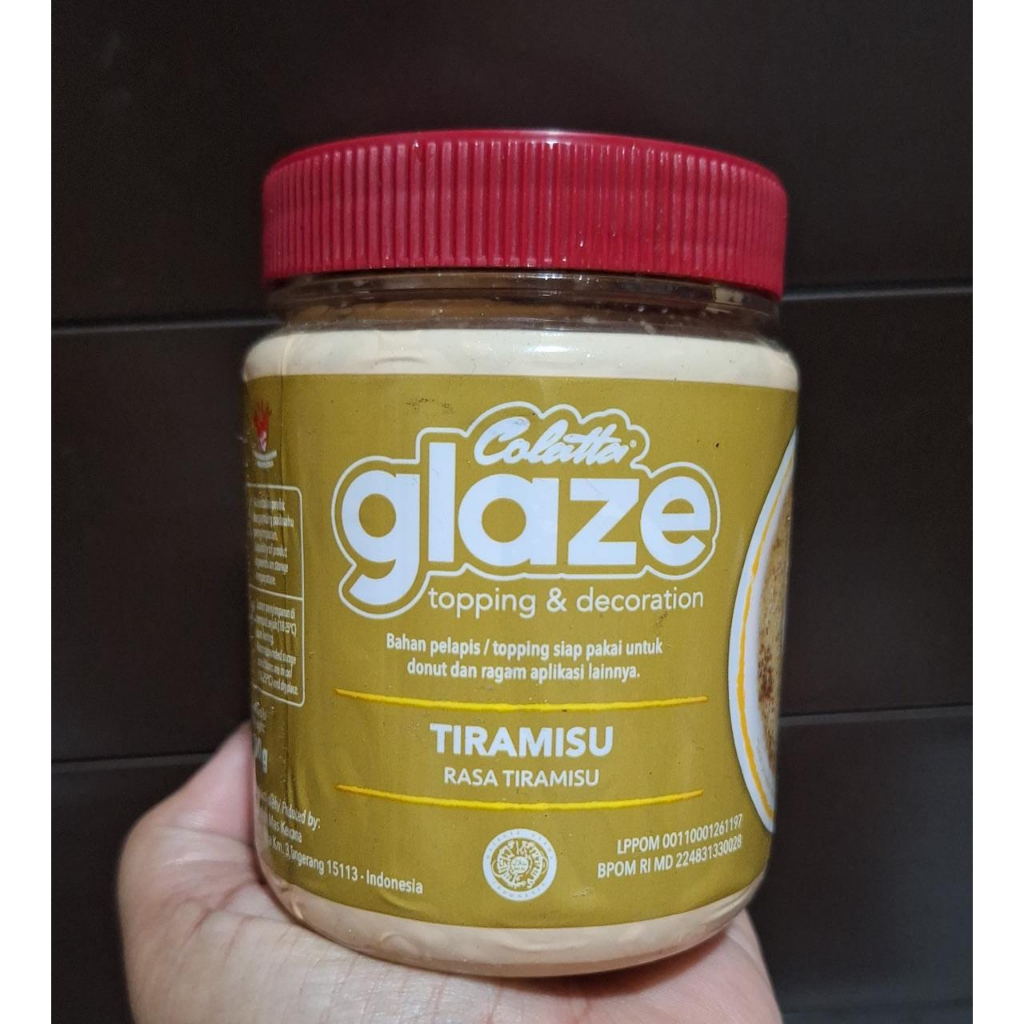 Jual GLAZE COLATTA TIRAMISU 250GR (RIJEK KEMASAN) / SELAI OLESAN ROTI ...