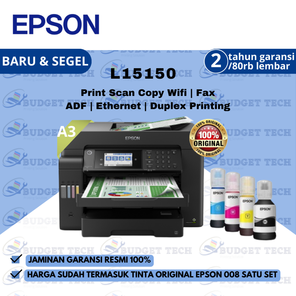 Jual Epson Ecotank L A Wi Fi Duplex All In One Ink Tank Printer