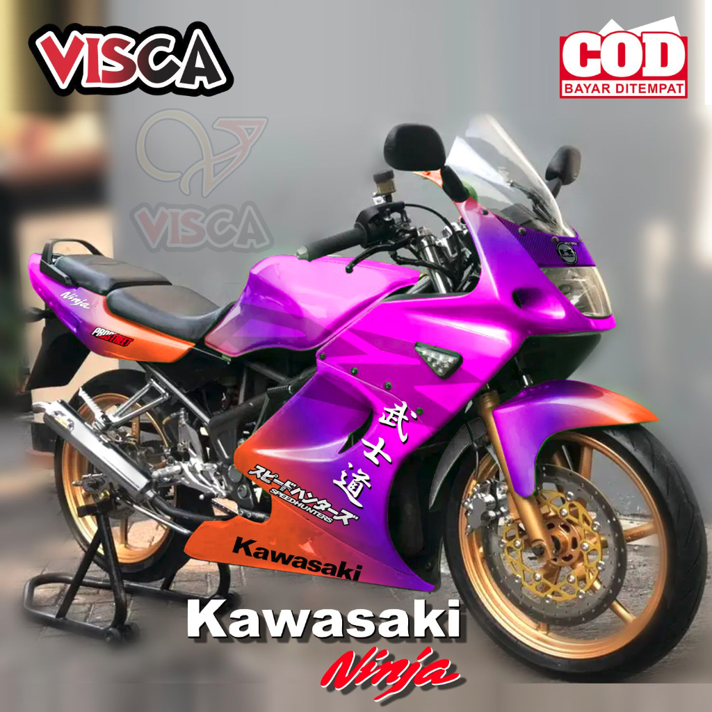 Jual Decal Ninja RR 150 Old Full Body Stiker Ninja RR 150 Full Body ...