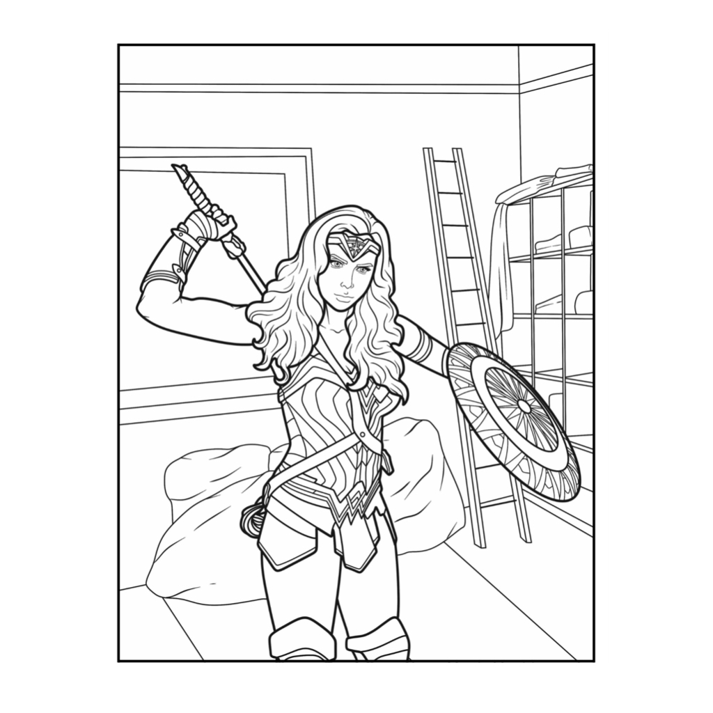 Jual [My Book Today] Lembar Kertas Sketsa Gambar Mewarnai untuk