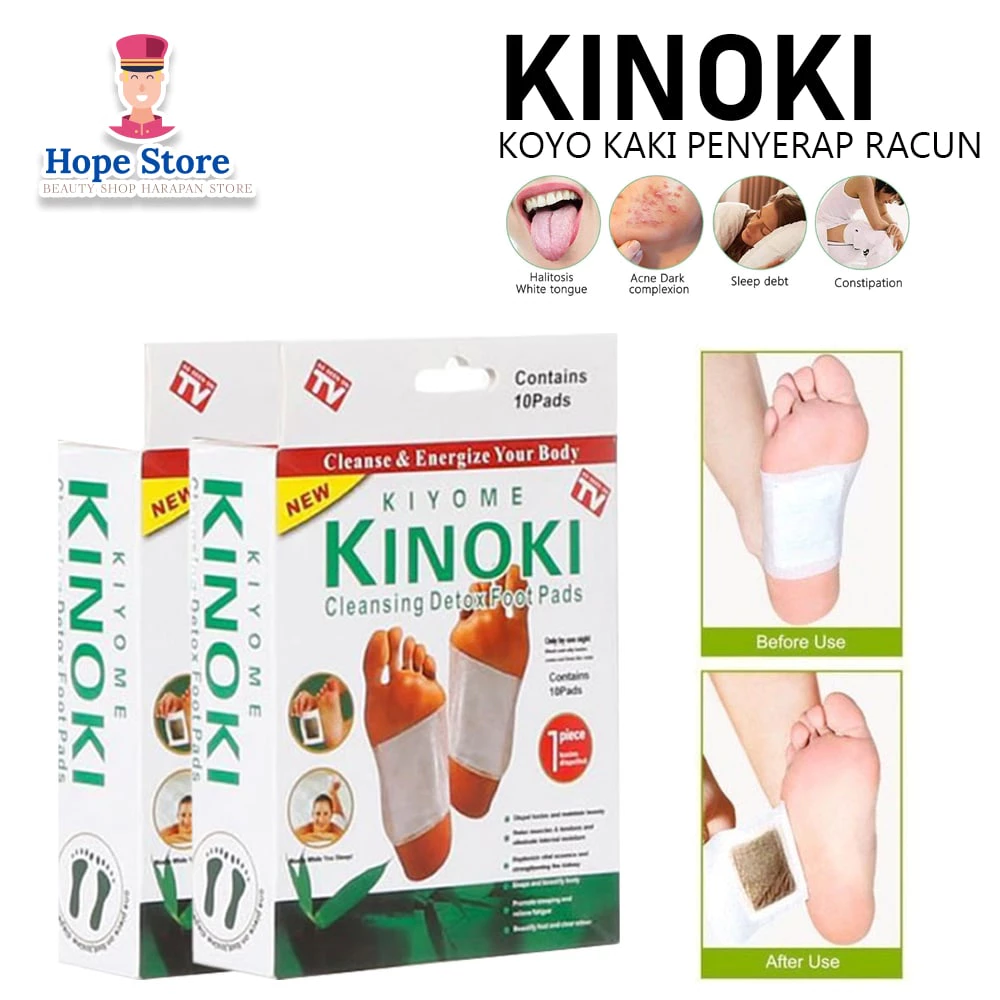 Kinoki Koyo Herbal Penghilang Racun Di Tubuh Saat Tidur Detox 1 Box Isi 10 Pcs Paling Ampuh | AutoStock