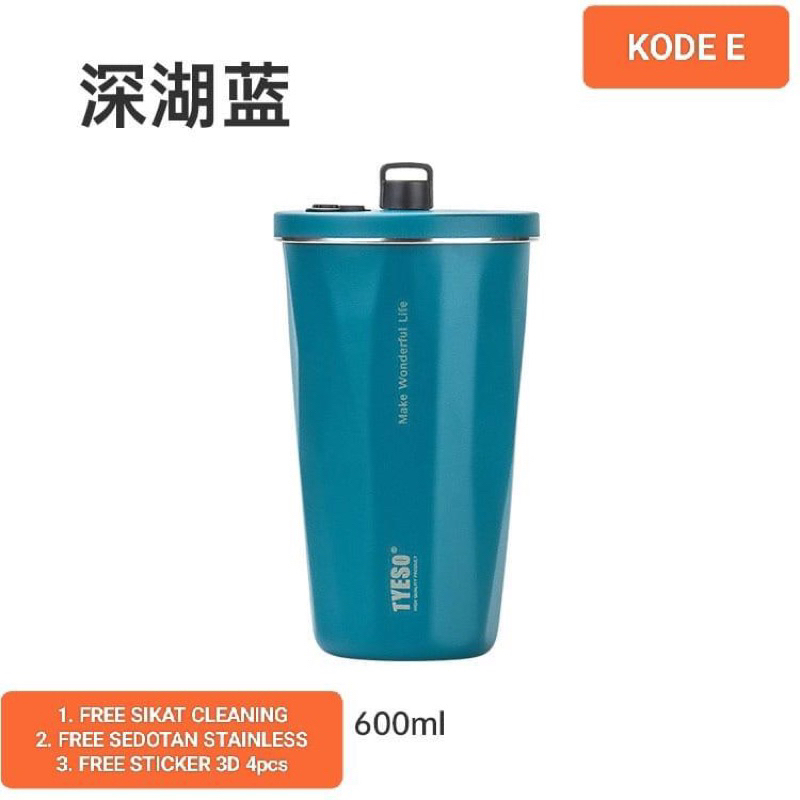 Jual Tumbler Tyeso Viral Original Import Bisa Dengan Belt Tidak Dan Sticker Dan Gradasi Dan