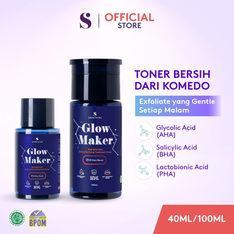 Jual SOMETHINC GLOW MAKER AHA BHA PHA Clarifying Treatment Toner ...