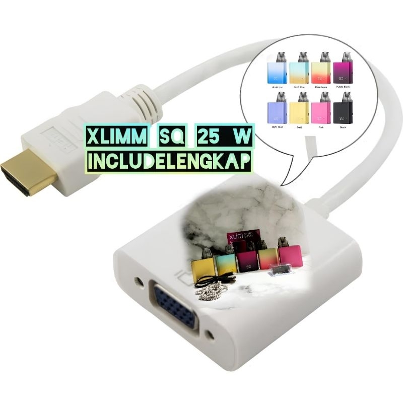 Jual Converter Hdmi To Vga Putih Adapter Shopee Indonesia