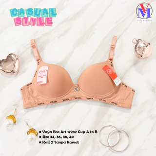 Vaya Bra Casual Style Tanpa Kawat Cup A-B Kait 2 Art 17232
