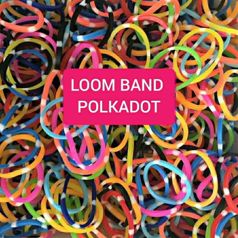 Loopa Rubber Bands Kit , 10,000+ Colorful Bands Indonesia