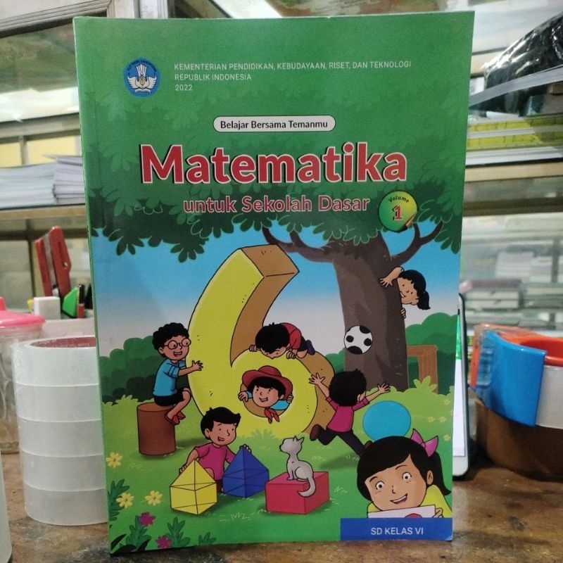 Jual Buku Paket Matematika Kelas 6 Sd Vol 1 Kurikulum Merdeka 2022 ...