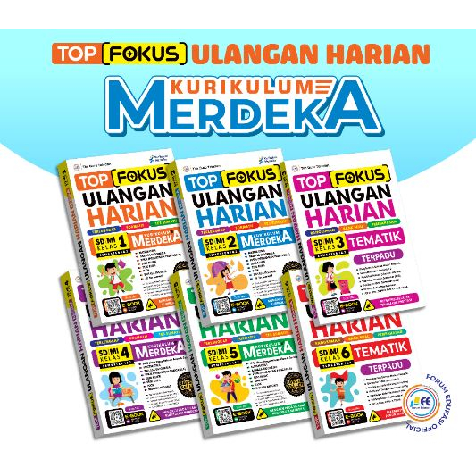 Jual Buku Tematik Sd Top Fokus Ulangan Harian Tematik Kelas 1 6 Sd