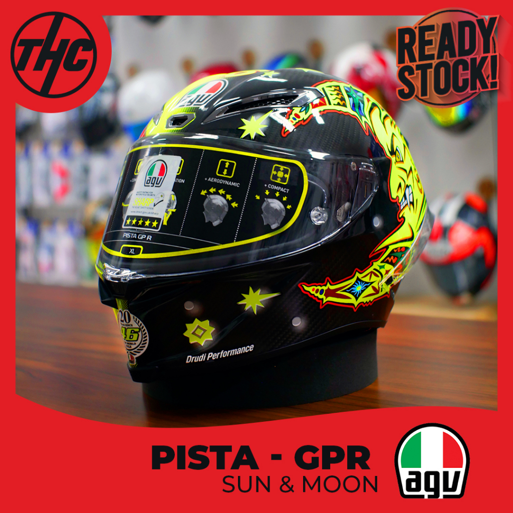 Agv pista gp r sun hot sale and moon