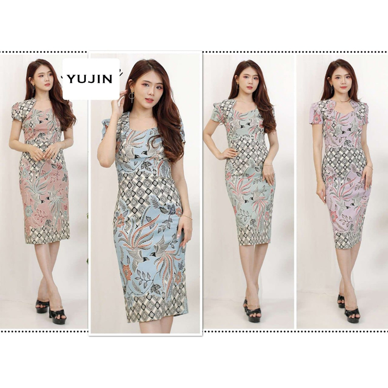 Model batik dress modern best sale