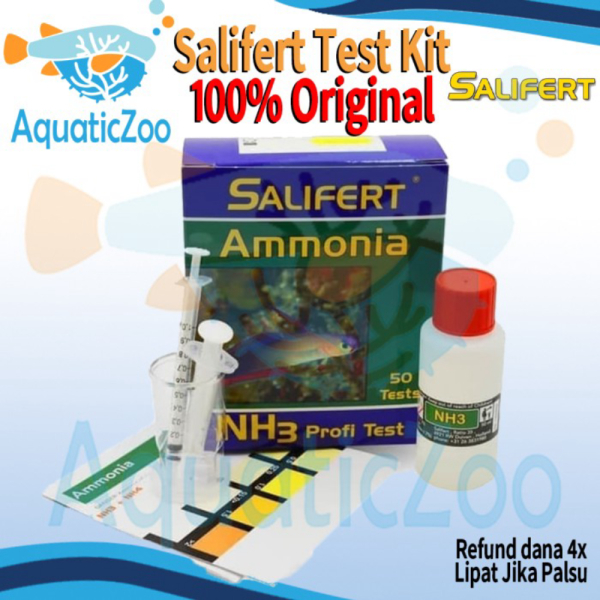Jual Promo Salifert Ammonia Test Kit Amonia NH3 Pengukur Parameter Air