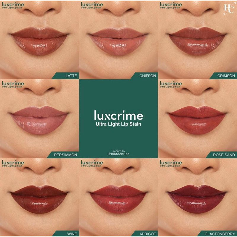 Jual Luxcrime Ultra Light Lip Stain Liptint Waterproof Anti