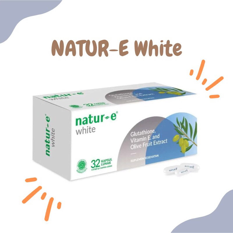 Jual Natur-E White Strip Isi 4 Kapsul Lunak | Shopee Indonesia