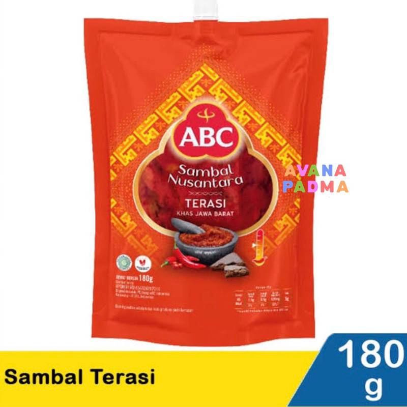 Jual Abc Sambal Nusantara Pouch 180g Shopee Indonesia