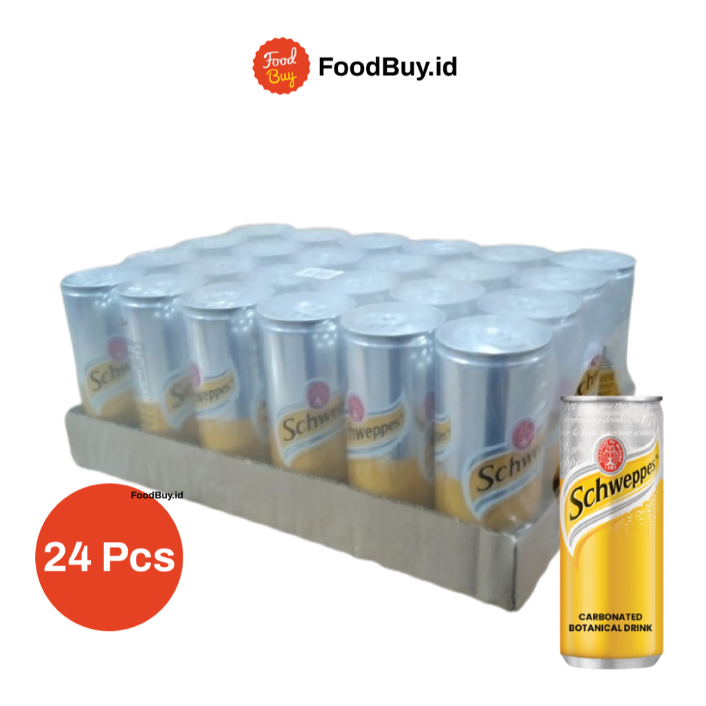 Jual Schweppes Tonic Water Can 250 Ml 1 Dus (24 Pcs) | Shopee Indonesia