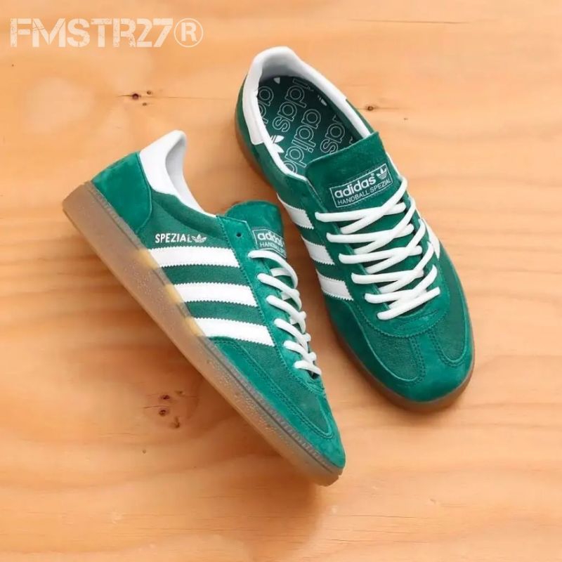 Jual Adidas Original Handball Spezial Green White Shopee Indonesia