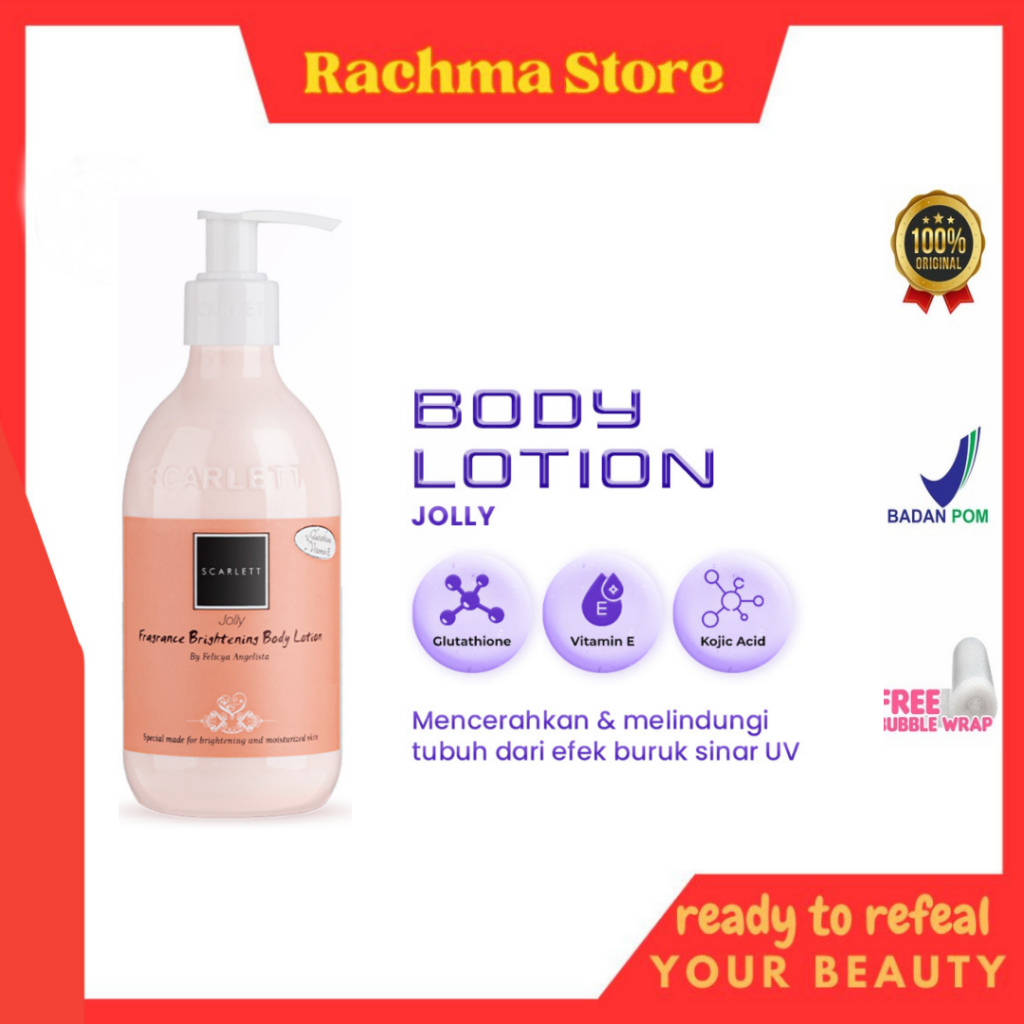 Jual Scarlett Whitening Body Lotion Jolly Shopee Indonesia