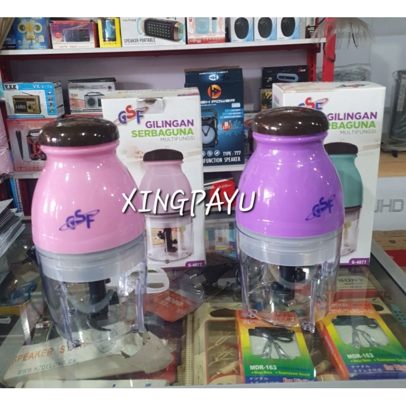 Jual Mini Blender Chopper GSF Portable Serbaguna 4077 Shopee Indonesia