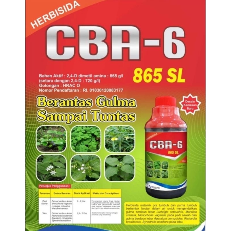 Jual Herbisida Cba 6 865sl 400ml Racun Rumput Gulma Berkayu Basmi