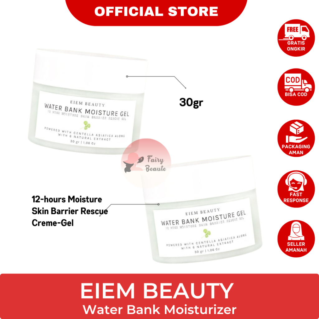 Jual Eiem Beauty Water Bank Moisturizer BPOM Original Shopee Indonesia