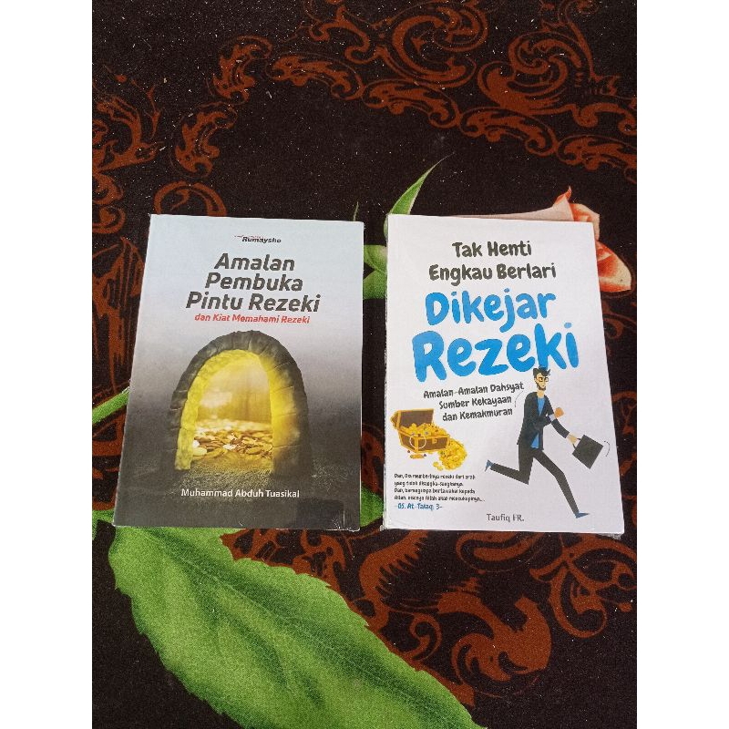 Jual 2 Buku Paket AMALAN PEMBUKA PINTU REZEKI DAN TAK HENTI ENGKAU ...