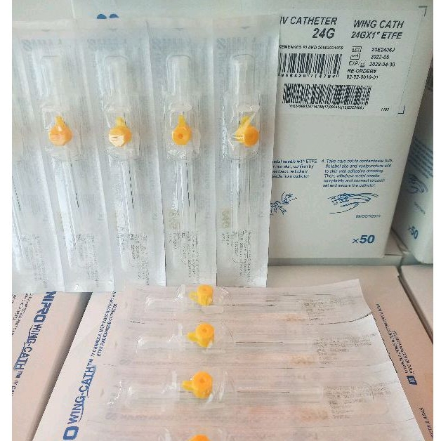 Jual IV Catheter I.V Catheter Wing Port 18G 20G 22G 24G Nipro eceran