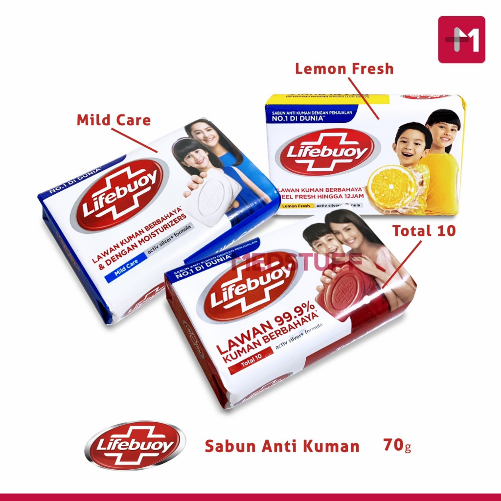 Jual Lifebuoy Sabun Batang Antiseptik 70gr Sabun Mandi Batang Lifebuoy